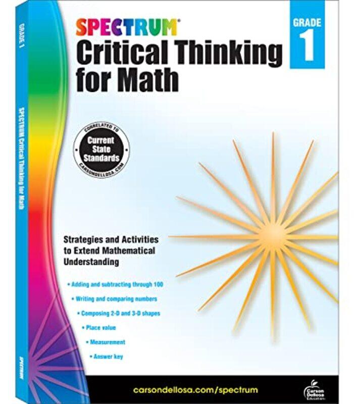 

Spectrum Critical Thinking For Math Gr 1 by Spectrum-Paperback