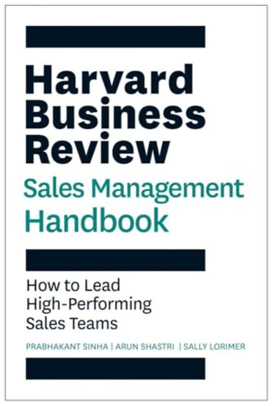 

Harvard Business Review Sales Management Handbook, Paperback by Prabhakant Sinha