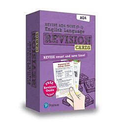 Revise Aqa Gcse 91 English Language Revision Cards With Free Online Revision Guide  Paperback