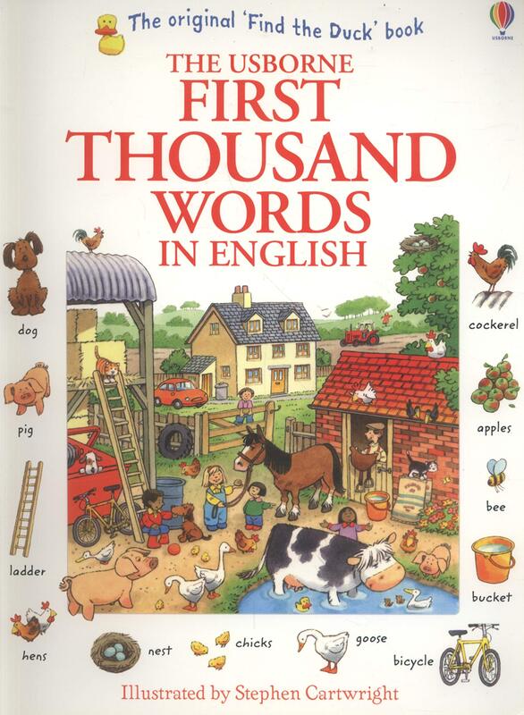 First Thousand Words In English, Paperback Book, By: Heather Amery