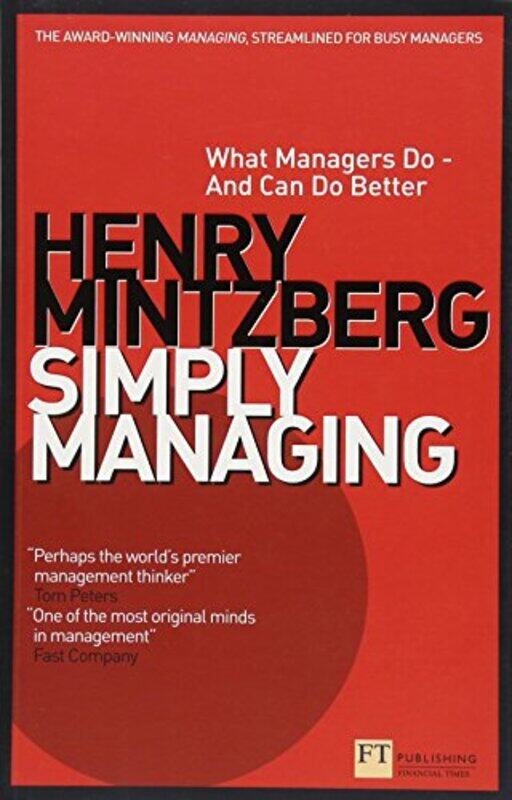 

Simply Managing by Henry Mintzberg-Paperback