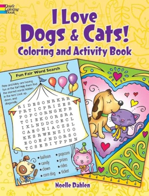 

I Love Dogs and Cats Activity and Coloring Book by Noelle Dahlen-Paperback