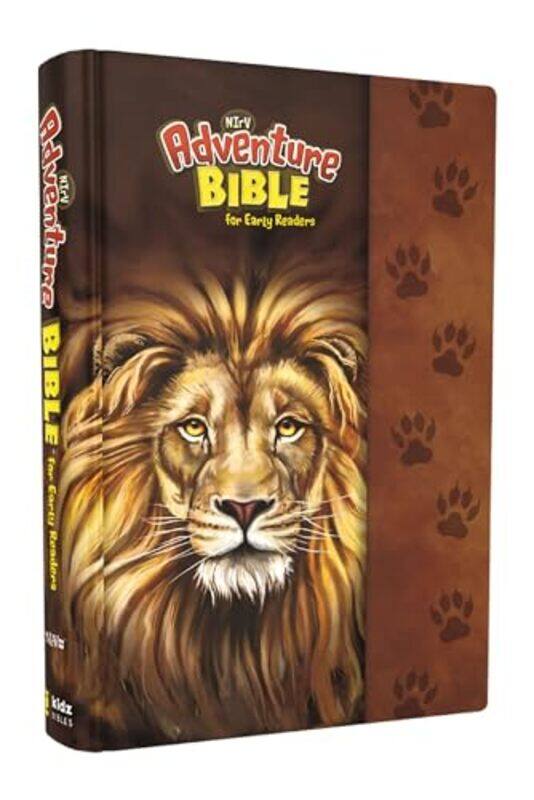 

NIrV Adventure Bible for Early Readers Hardcover Full Color Magnetic Closure Lion -Hardcover