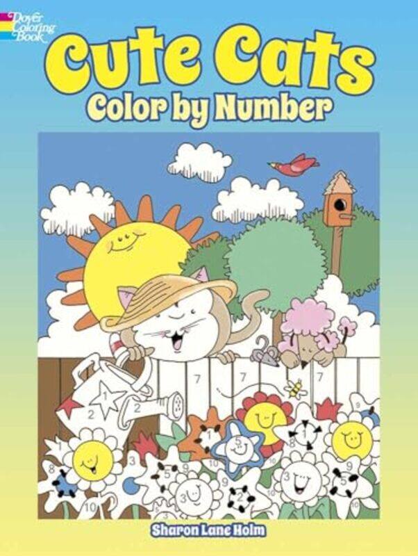 

Cute Cats Color By Number By Holm, Sharon Paperback