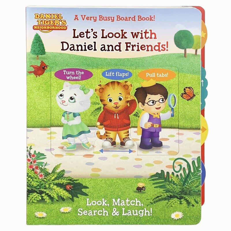 

Let's Look with Daniel and Friends! (A Very Busy Board Book to Look, Match Search & Laugh!), Board Book, By: Daniel Tiger Style Guide and Cottage Door