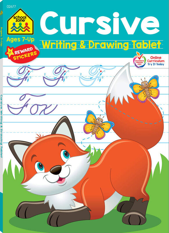 

Cursive Writing & Drawing Tablet Workbook, Paperback Book, By: Zone Staff School