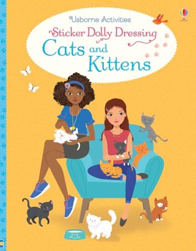 

Sticker Dolly Dressing Cats And Kittens by Lucy Bowman-Paperback