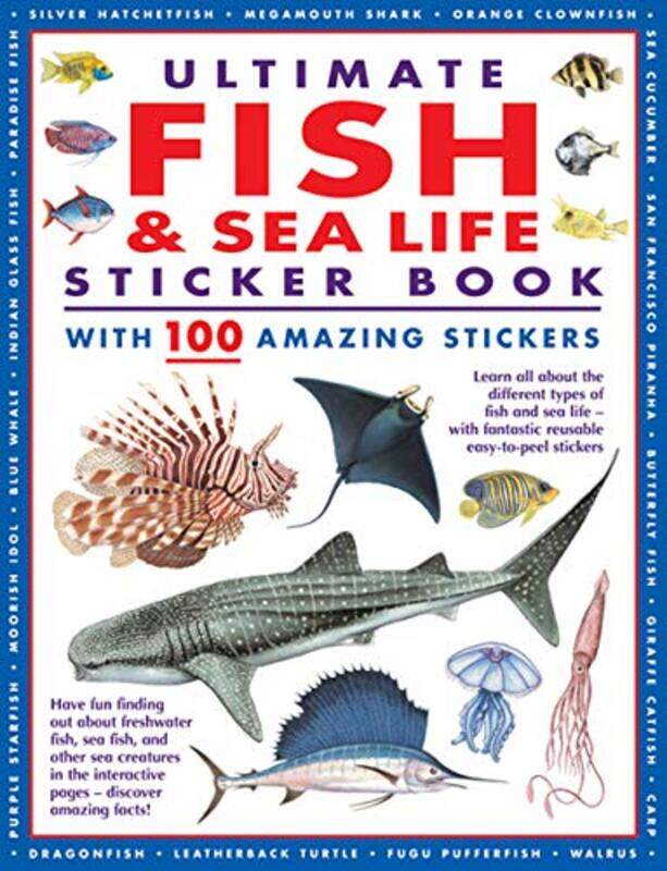 

Ultimate Fish & Sea Life Sticker Book by John Page-Paperback