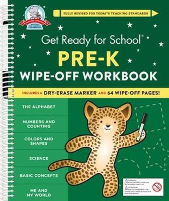 

Get Ready for School: Pre-K Wipe-Off Workbook,Paperback,ByStella, Heather