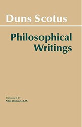 Duns Scotus Philosophical Writings by John Duns ScotusAllan B Wolter-Paperback