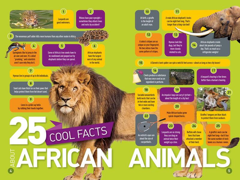 National Geographic Kids Readers: Roar! 100 Fun Facts About African Animals, Paperback Book, By: National Geographic Kids