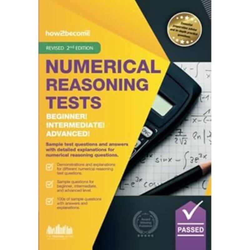 

NUMERICAL REASONING TESTS Beginner Intermediate and Advanced by How2Become-Paperback