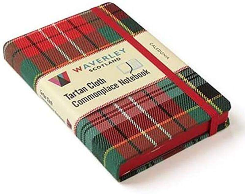 

Caledonia Waverley Genuine Tartan Cloth Commonplace Notebook 9cm x 14cm by Diane California State University Northridge Gehart-Hardcover