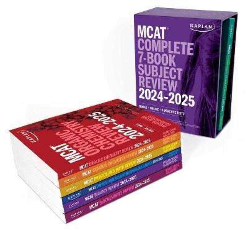 

MCAT Complete 7-Book Subject Review 2024-2025,Paperback, By:Kaplan Test Prep