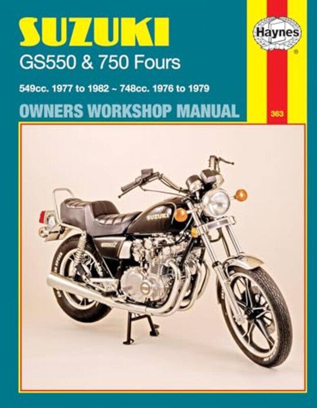 

Suzuki GS550 77 82 & GS750 Fours 76 79 Haynes Repair Manual by Angela Carter-Paperback