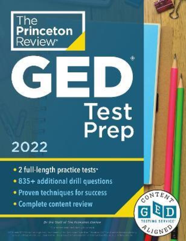 Princeton Review GED Test Prep, 2022: Practice Tests + Review and Techniques + Online Features.paperback,By :Princeton Review