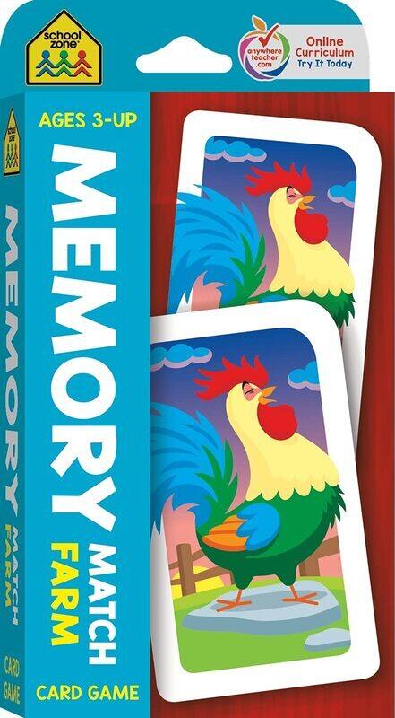 

Memory Match Farm Card Game, Paperback Book, By: School Zone