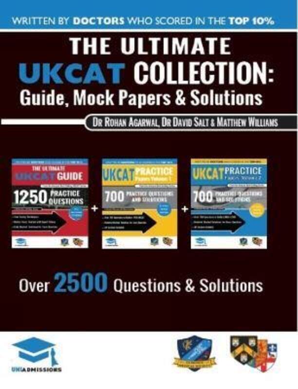 

The Ultimate UKCAT Collection: 3 Books In One, 2,650 Practice Questions, Fully Worked Solutions, Inc,Paperback,BySalt, David - Williams, Matthew - Uni