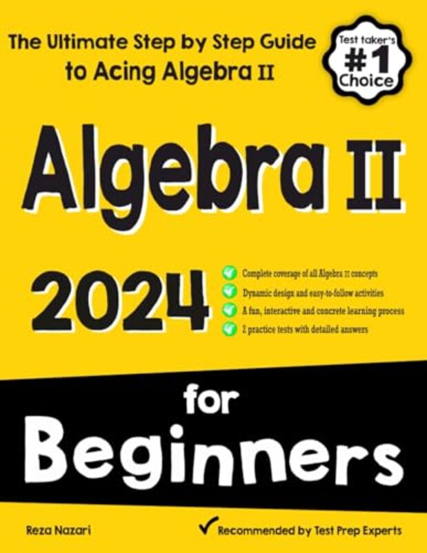 Algebra Ii For Beginners By Reza Nazari - Paperback