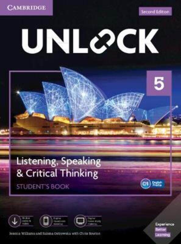 

Unlock Level 5 Listening, Speaking & Critical Thinking Student's Book, Mob App and Online Workbook w
