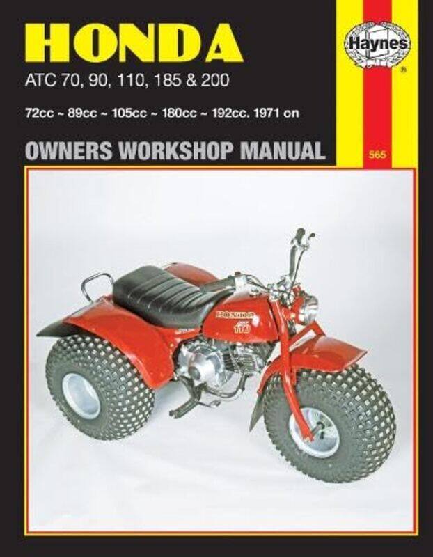 

Honda ATC70 90 110 185 & 200 71 85 Haynes Repair Manual by Anthony BulgerBelen Cabal-Paperback