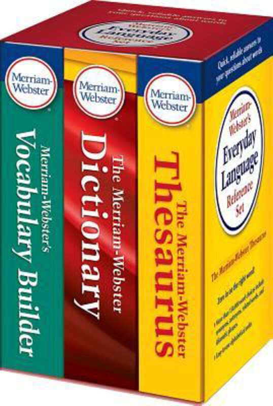 

Merriam-Webster's Everyday Language Reference Set, Paperback Book, By: Merriam-Webster Inc