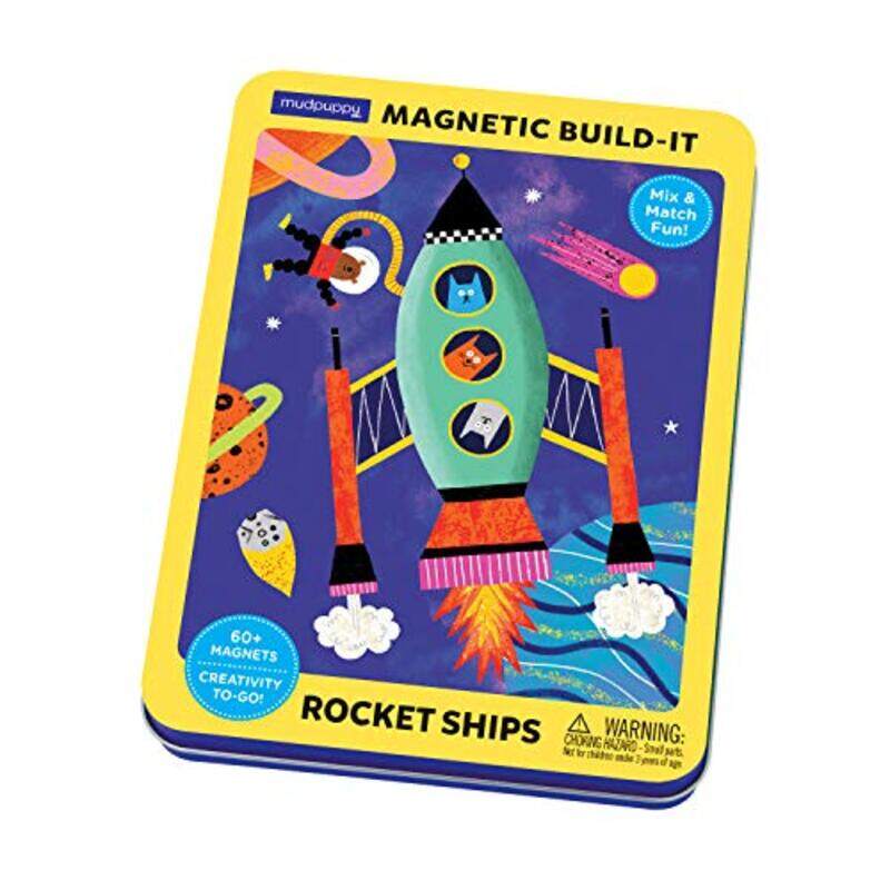 

Magnet Tin Build Rocket Ships By Mudpuppy, Rob Hodgson -Paperback