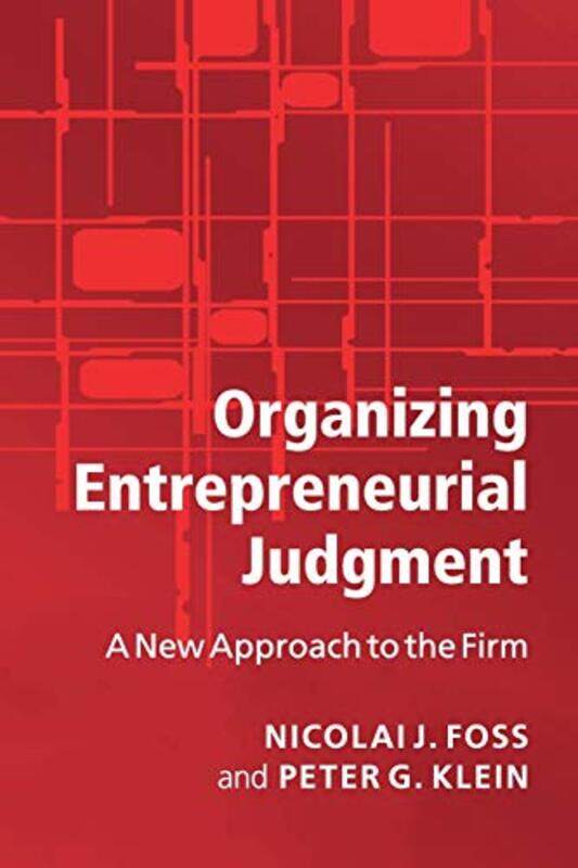 

Organizing Entrepreneurial Judgment by Cassandra Eason-Paperback