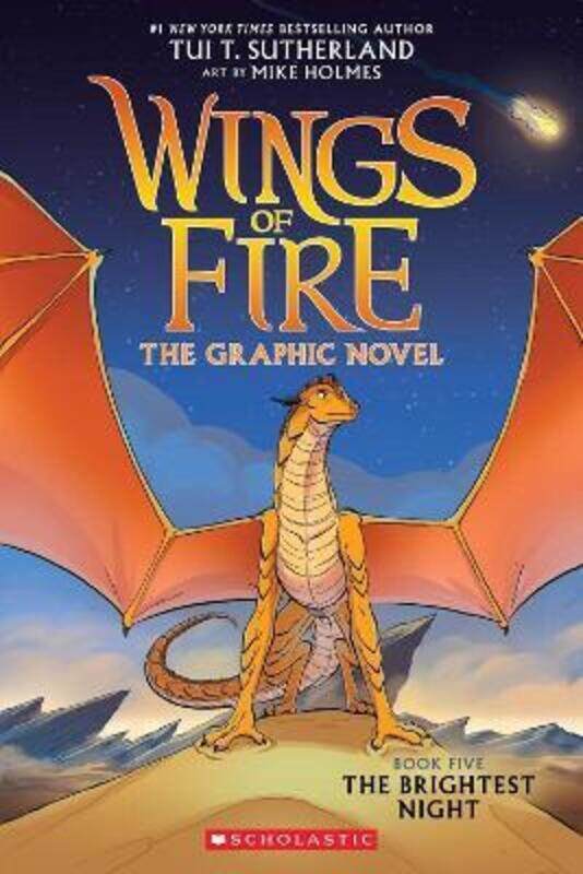 

The Brightest Night (Wings of Fire Graphic Novel 5): A Graphix Book ,Paperback By Sutherland, Tui T - Holmes, Mike