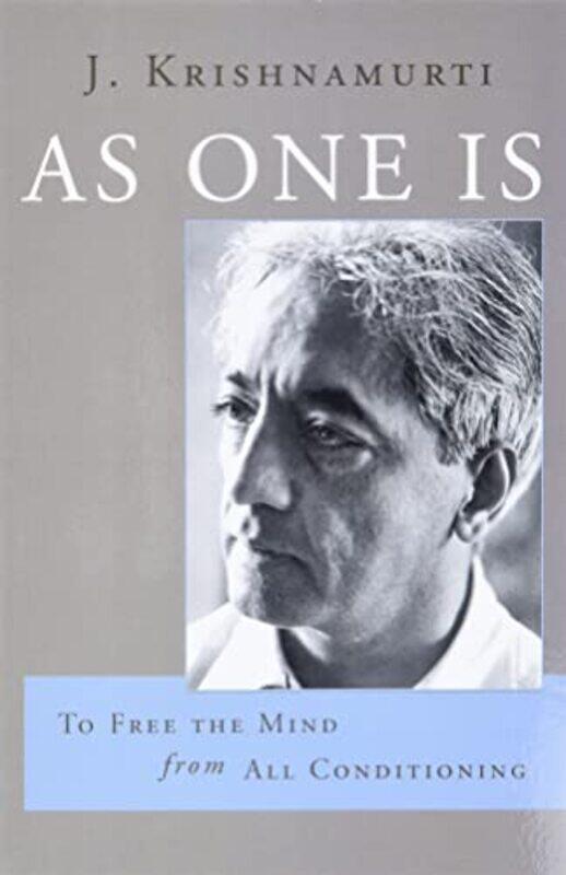 

As One Is By Krishnamurti J - Paperback