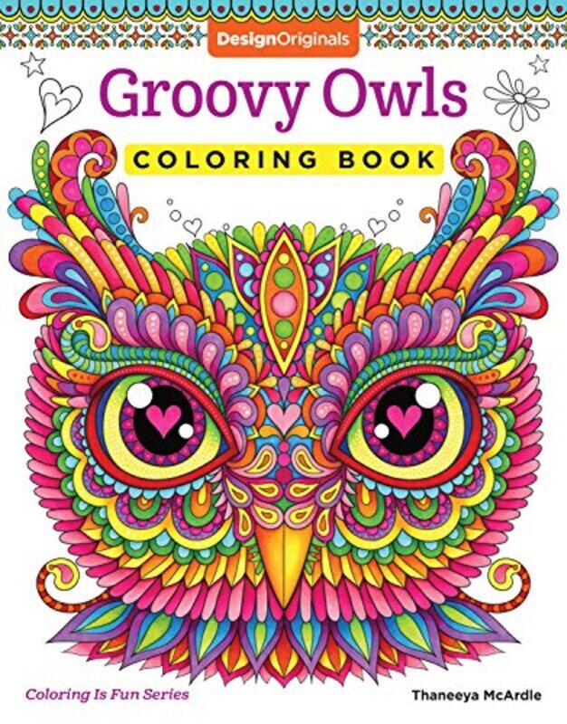 

Groovy Owls Coloring Book by Thaneeya McArdle-Paperback