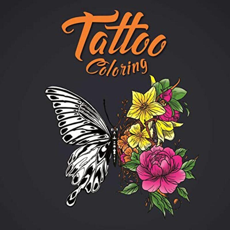 

Tattoo Coloring Adult Coloring Book By Igloo - Paperback