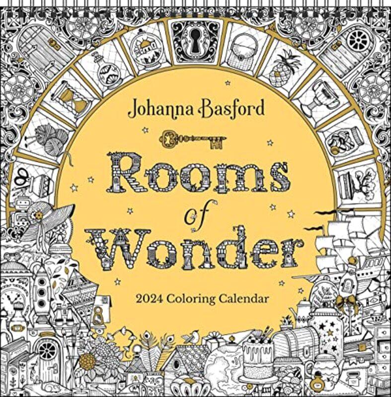 

Johanna Basford 2024 Coloring Wall Calendar Rooms Of Wonder by Basford, Johanna Paperback