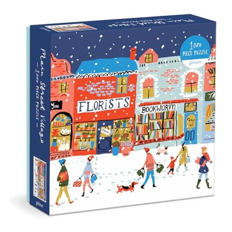 

Main Street Village 1000Pc Puzzle By Galison, Cunningham, Louise - Paperback