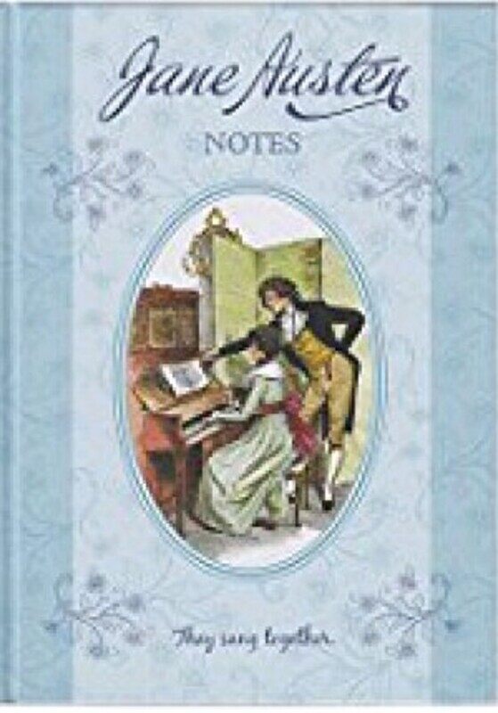 

A4 CASED NOTEBOOK WTH BELLYBAND IN CDU - JANE AUSTEN BLUE, Hardcover Book, By: Robert Frederick