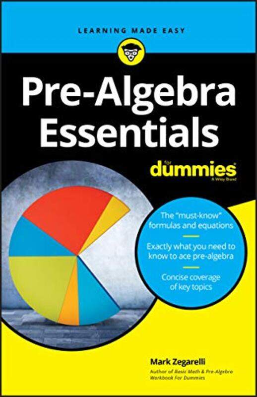 

Prealgebra Essentials For Dummies by Zegarelli, Mark..Paperback