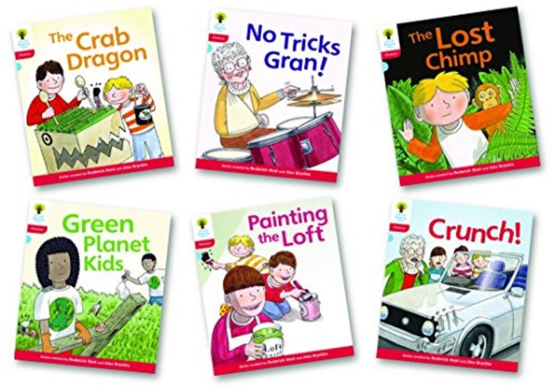 Oxford Reading Tree Level 4 Floppys Phonics Fiction Pack Of 6 By Hunt, Roderick - Brychta, Alex - Ruttle, Kate - Hepplewhite, Debbie Paperback
