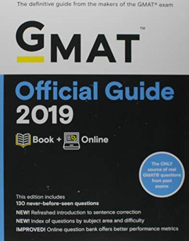 

GMAT Official Guide 2019: Book + Online, Paperback Book, By: GMAC (Graduate Management Admission Council)