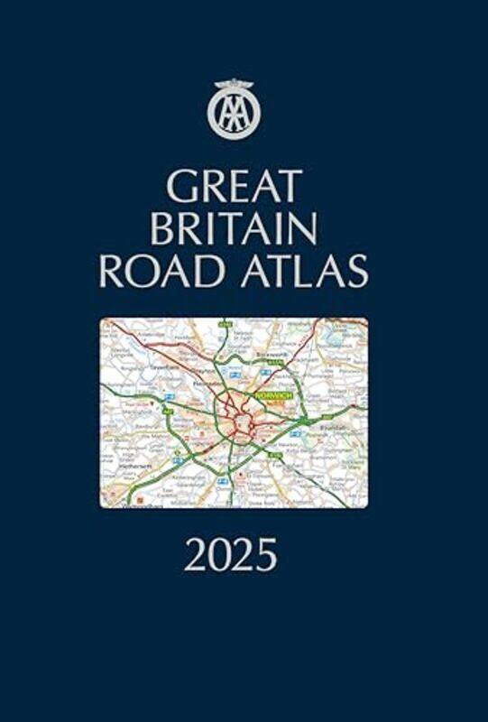 

AA Great Britain Road Atlas 2025 by -Hardcover