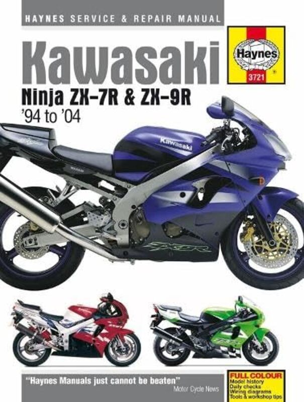 

Kawasaki ZX7R and ZX9R Ninja 94 04 by Haynes Publishing-Paperback