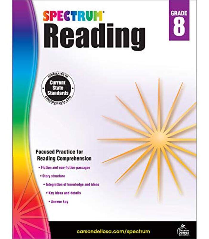 

Spectrum Reading Workbook Grade 8 by Spectrum-Paperback