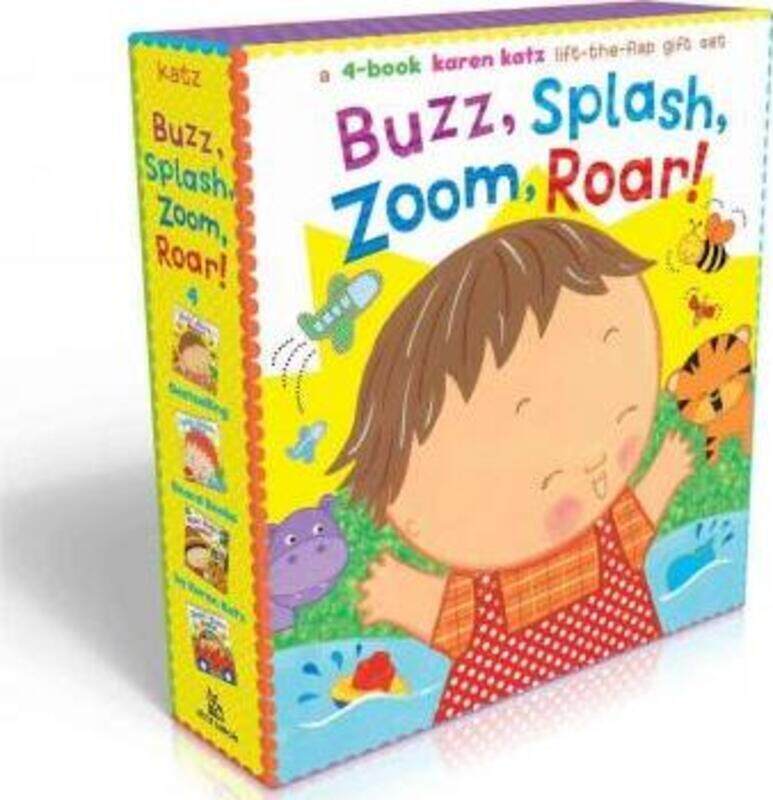 

Buzz, Splash, Zoom, Roar!: 4-Book Karen Katz Lift-The-Flap Gift Set: Buzz, Buzz, Baby!; Splish, Spla.paperback,By :Katz, Karen - Katz, Karen