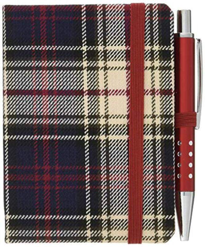 

Waverley ST S Dress Mini with Pen Pocket Genuine Tartan Cloth Commonplace Notebook by Chambers-Hardcover