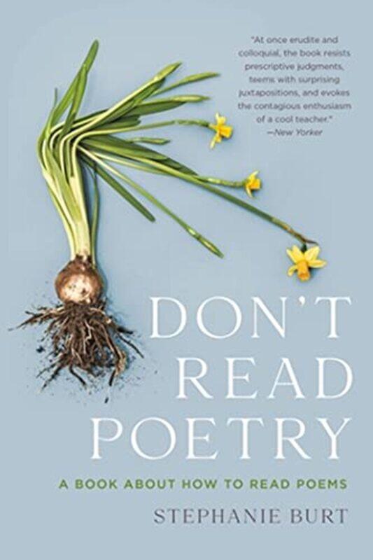 

Dont Read Poetry by Stephanie Burt-Paperback
