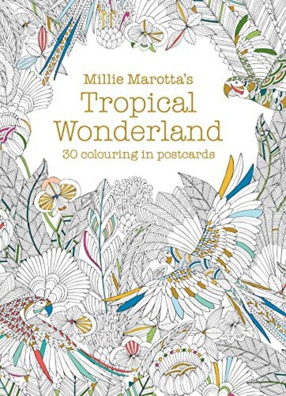 

Millie Marotta'S Tropical Wonderland Postcard Book By Millie Marotta Paperback