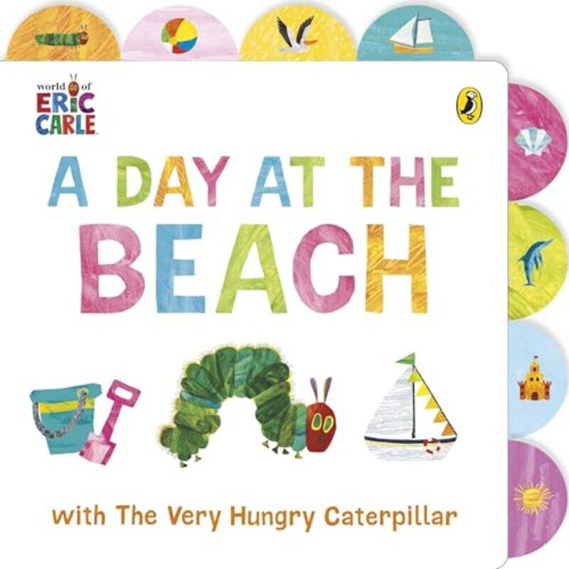 

Day At The Beach With The Very Hungry Caterpillar,Paperback By Eric Carle