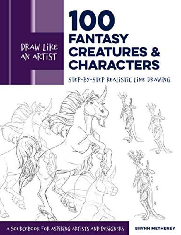 

Draw Like an Artist 100 Fantasy Creatures and Characters by Samuele AmbrosiMaurizio Maestrelli-Paperback