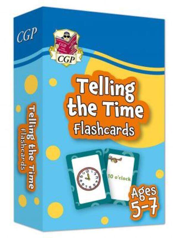 

New Telling the Time Flashcards for Ages 5-7: perfect for home learning.paperback,By :Books, CGP - Books, CGP