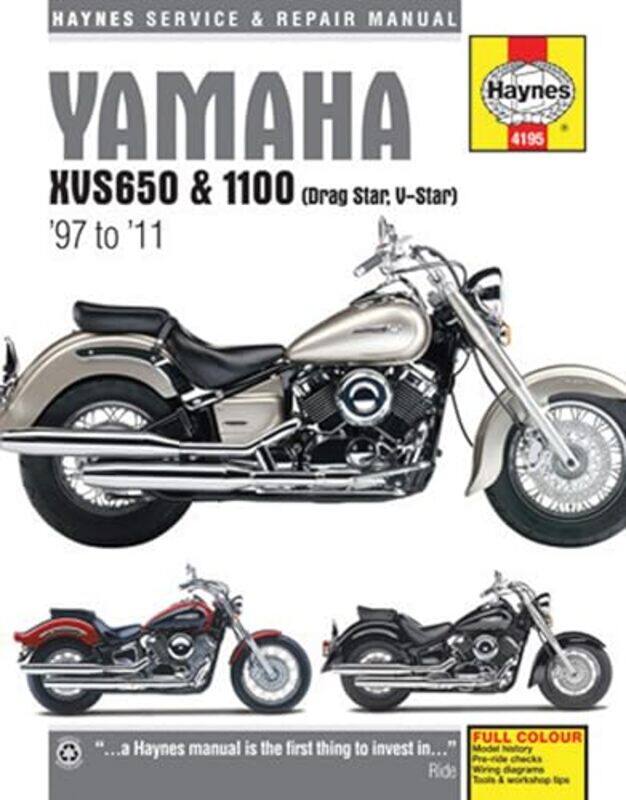 

Yamaha XVS650 and 1100 Drag StarVStar 97 11 Haynes Repair Manual by Phil Mather-Paperback