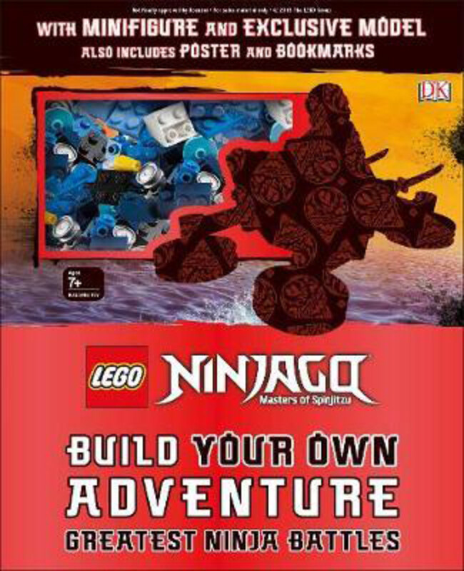 

Lego Ninjago Build Your Own Adventure Greatest Ninja Battles: With Minifigure and Exclusive Model, Hardcover Book, By: DK